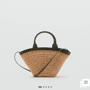 MANGO SMALL DOUBLE-HANDLE NATURAL FIBER BAG